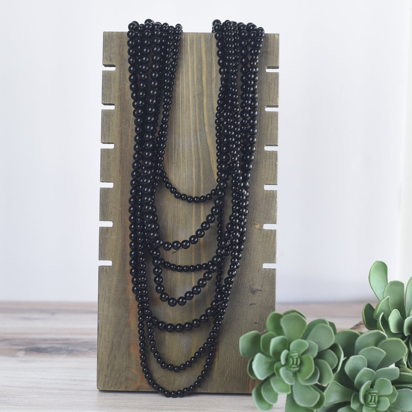 Glory Multi Strand Beaded Statement Necklaces