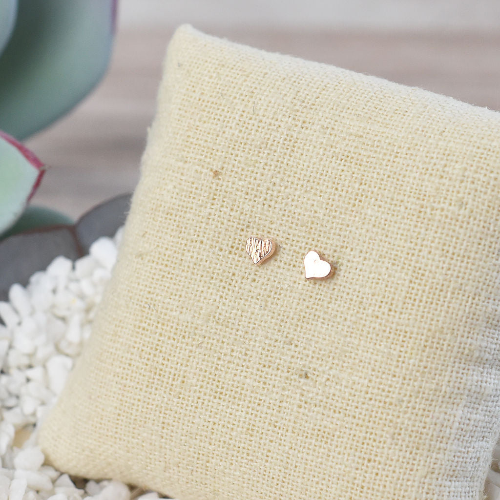 Heart Stud Earrings