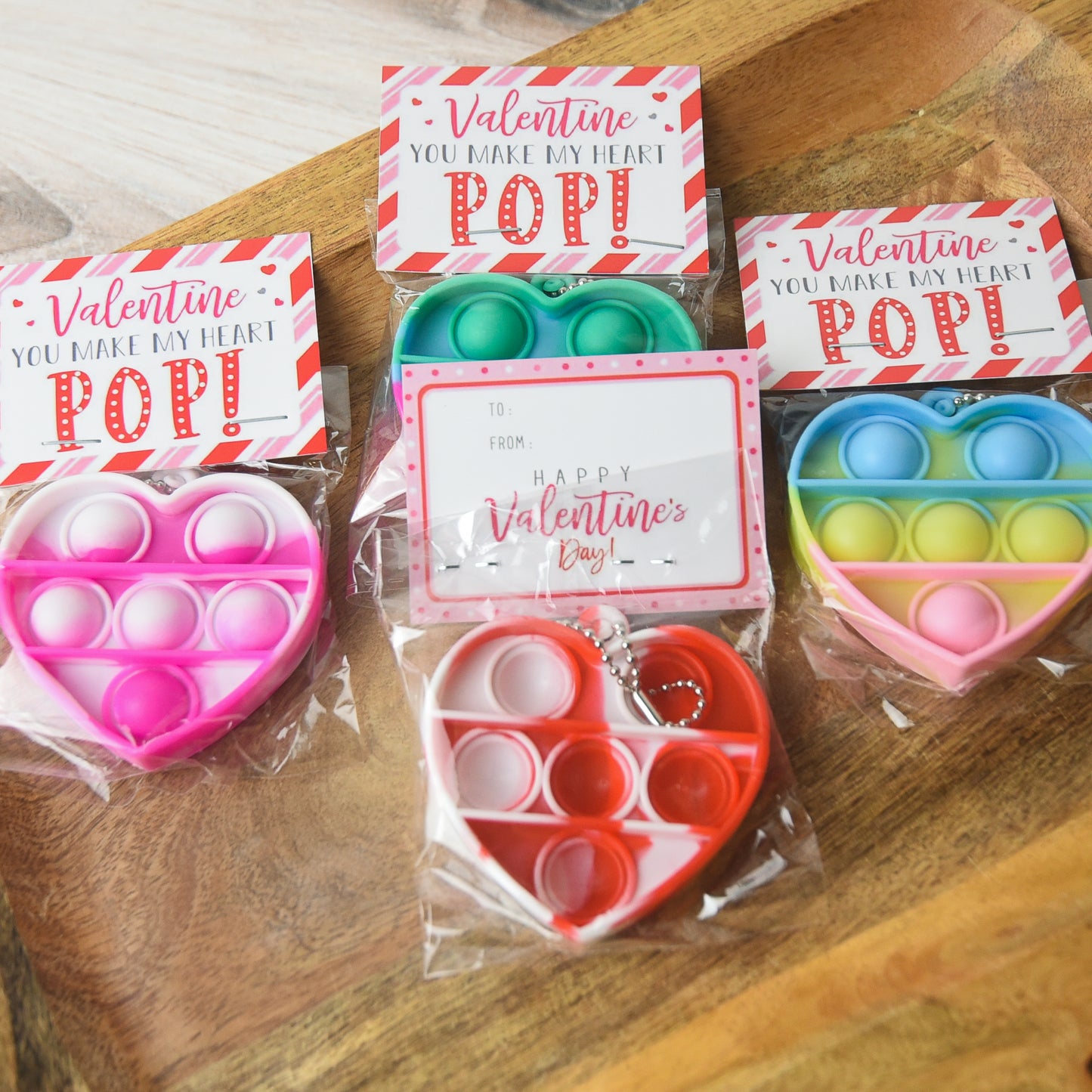 Heart Shaped Pop Toys